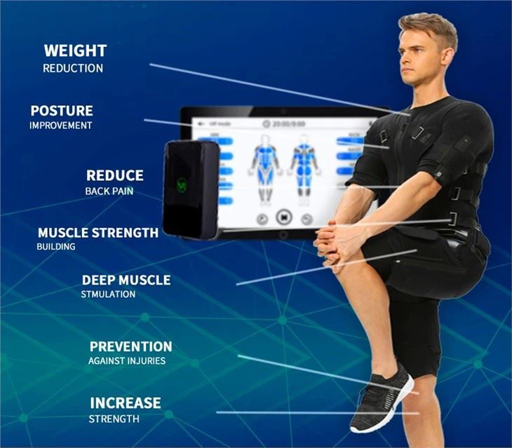 EMS Fitness Machine With Workout Suit